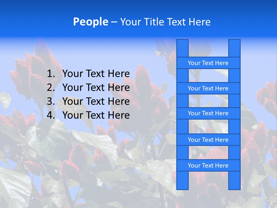 Standing Calm Portrait PowerPoint Template