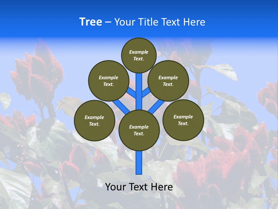 Standing Calm Portrait PowerPoint Template