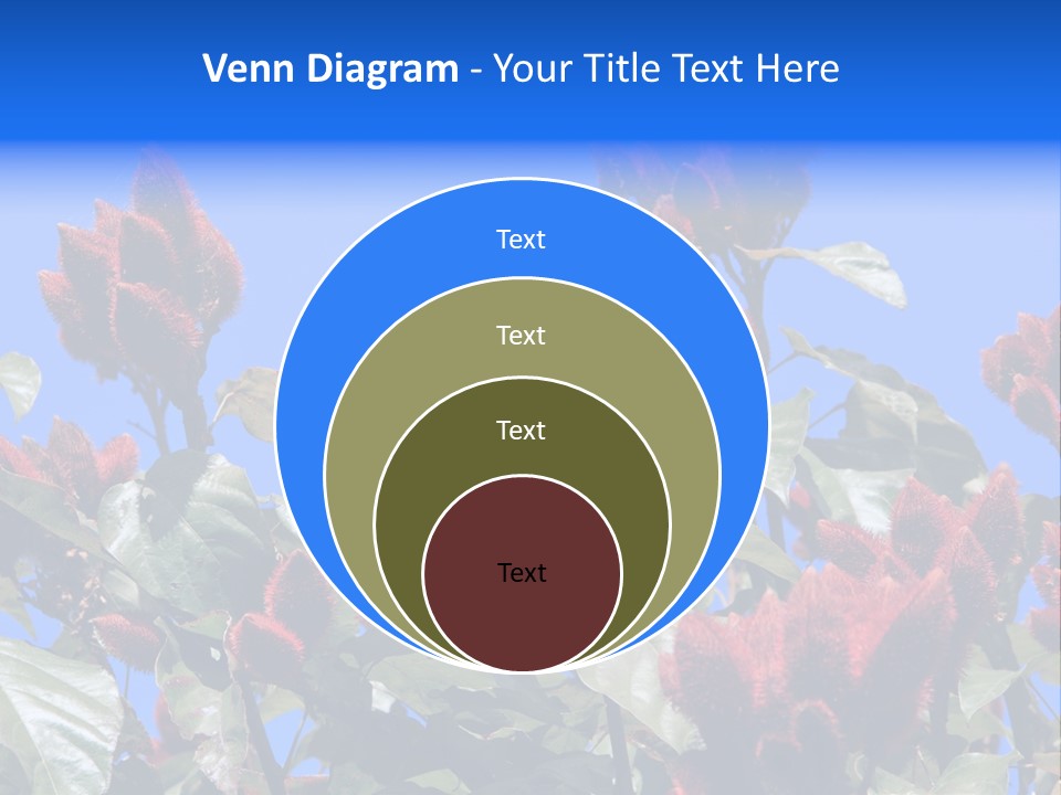 Standing Calm Portrait PowerPoint Template