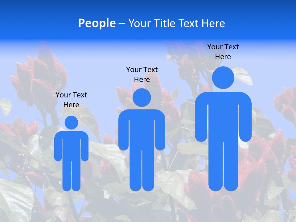 Standing Calm Portrait PowerPoint Template