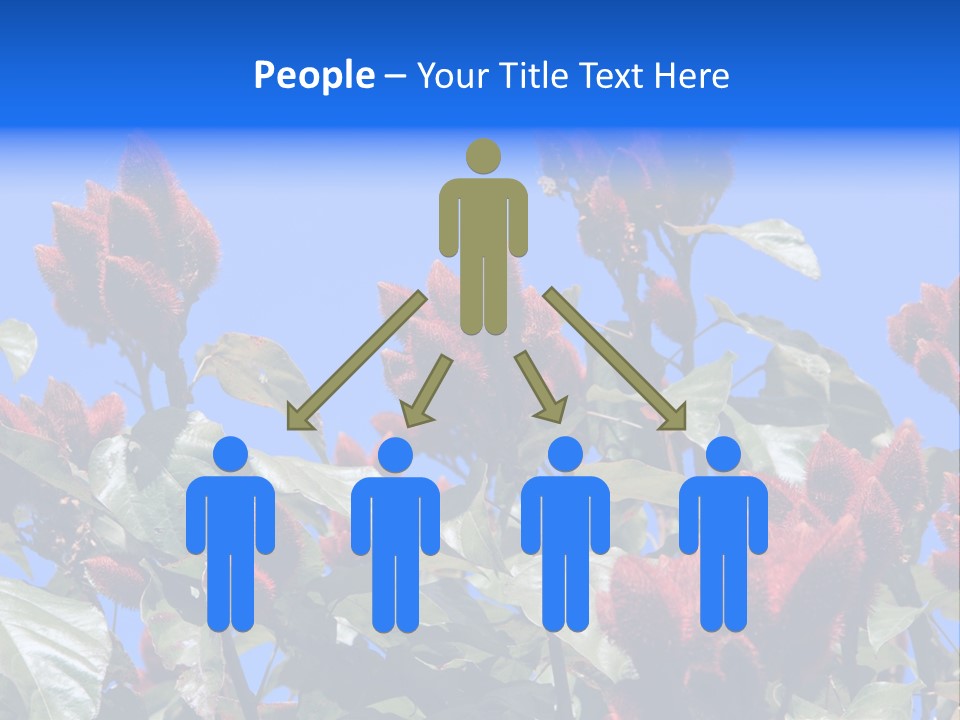 Standing Calm Portrait PowerPoint Template