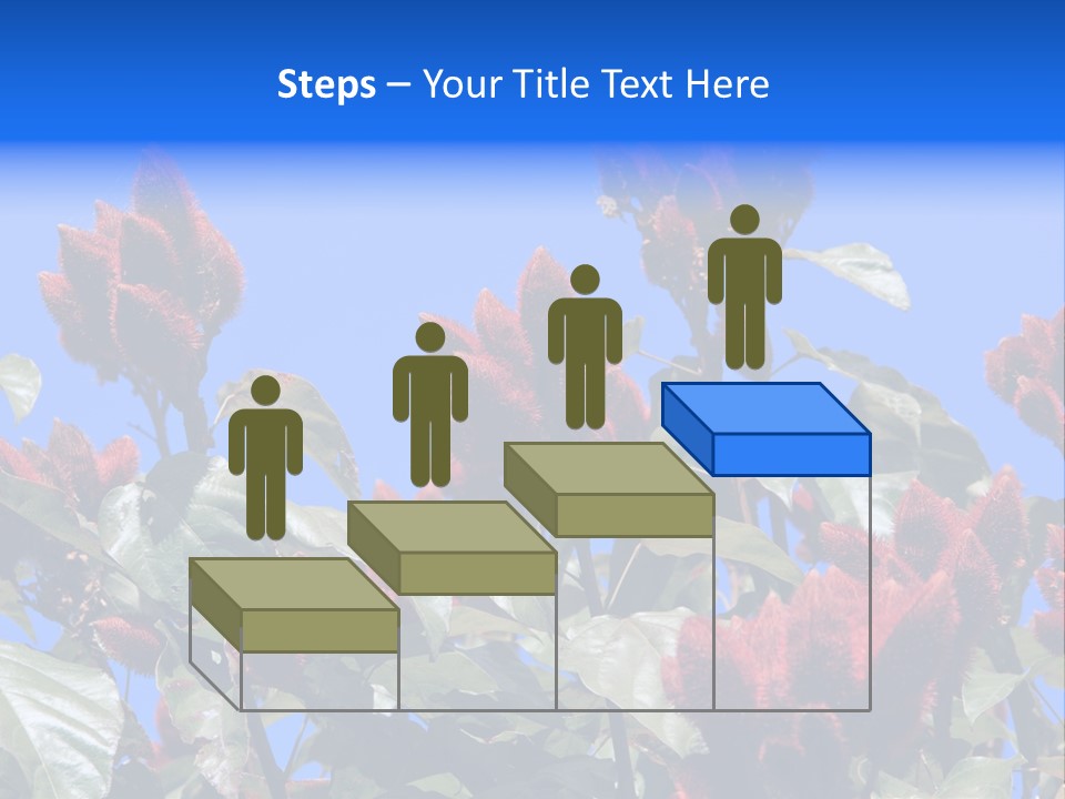 Standing Calm Portrait PowerPoint Template