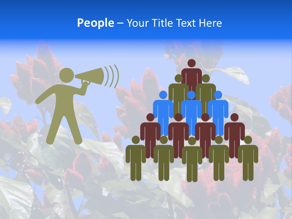 Standing Calm Portrait PowerPoint Template