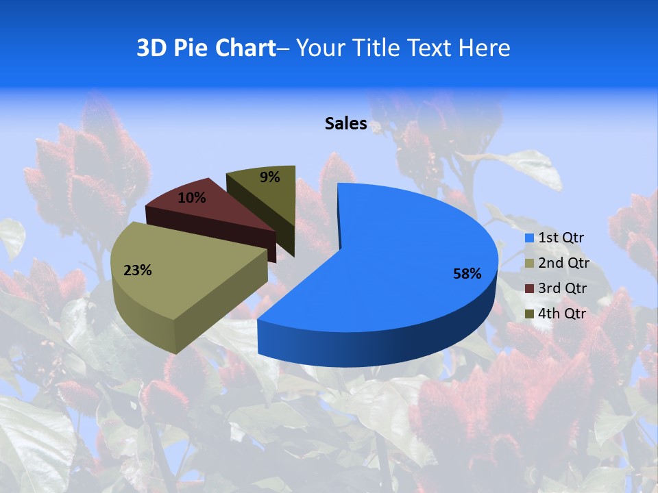 Standing Calm Portrait PowerPoint Template