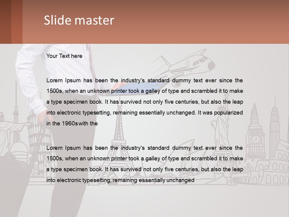 Portrait Coastal Sad PowerPoint Template