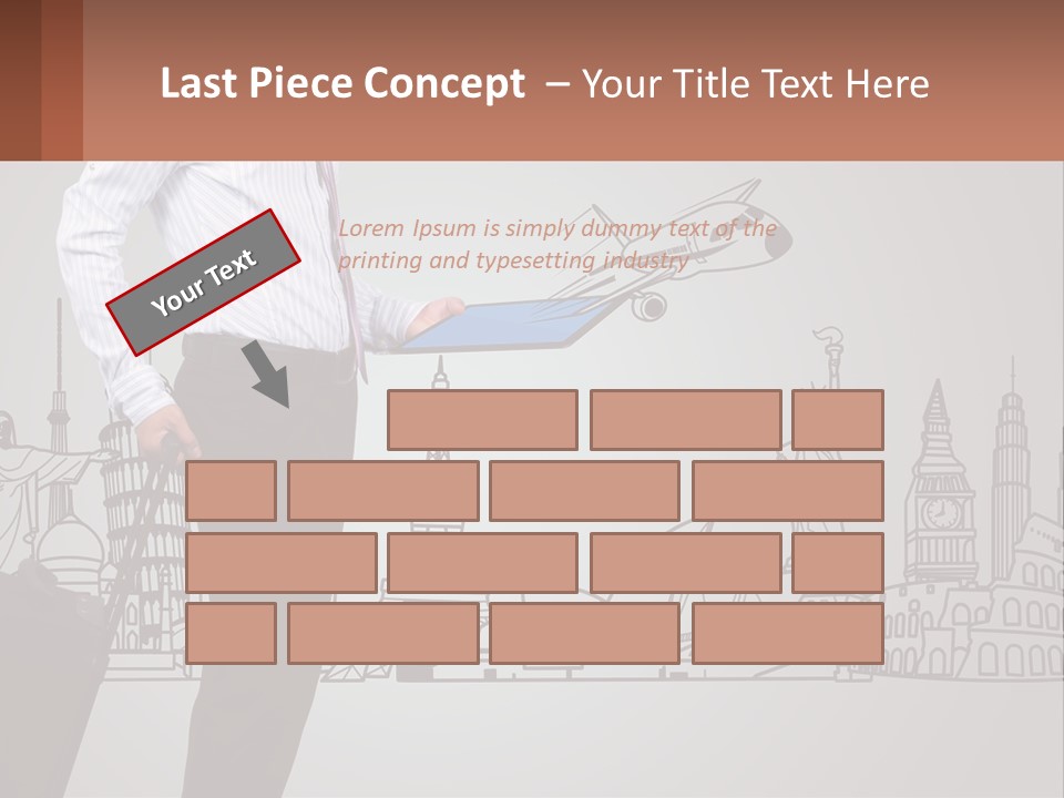 Portrait Coastal Sad PowerPoint Template