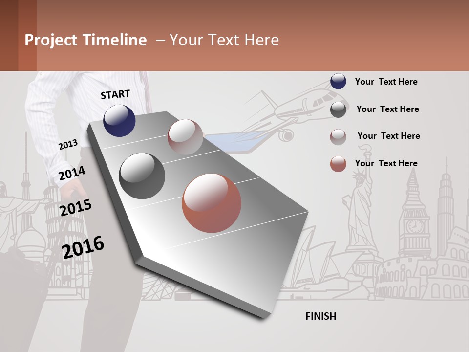 Portrait Coastal Sad PowerPoint Template