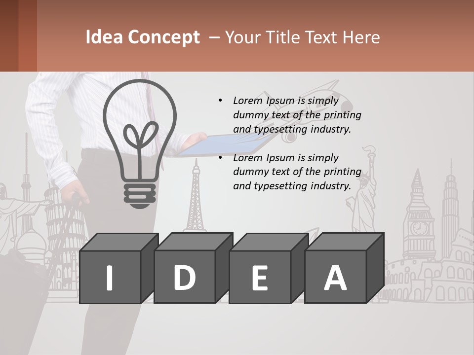 Portrait Coastal Sad PowerPoint Template