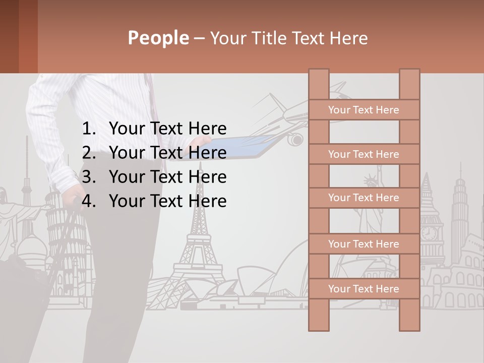Portrait Coastal Sad PowerPoint Template