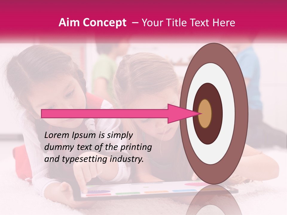 Sunset Sea Senior PowerPoint Template