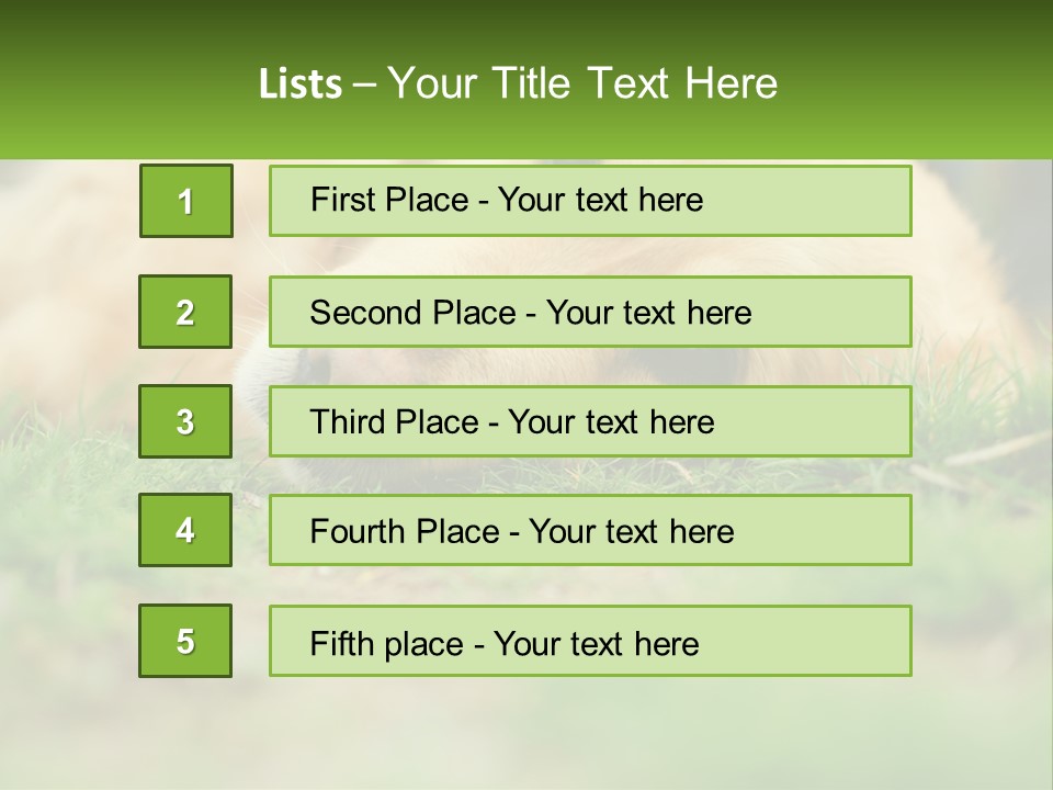 Water Standing Woman PowerPoint Template