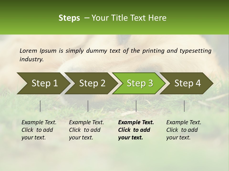 Water Standing Woman PowerPoint Template