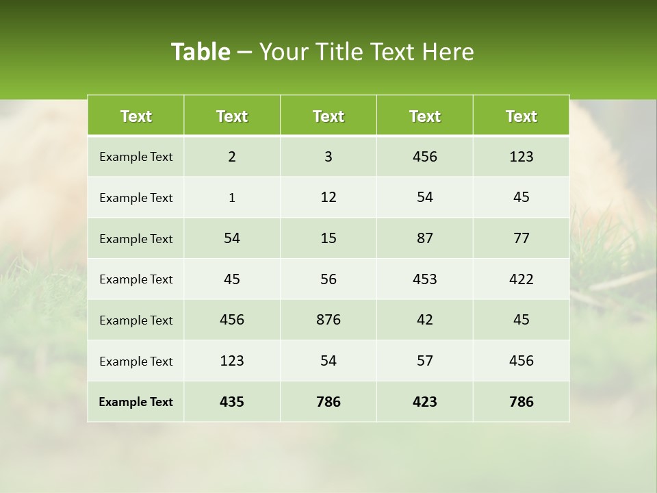 Water Standing Woman PowerPoint Template