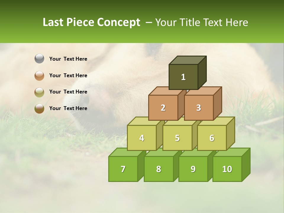 Water Standing Woman PowerPoint Template