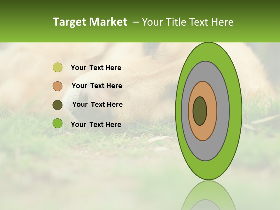 Water Standing Woman PowerPoint Template