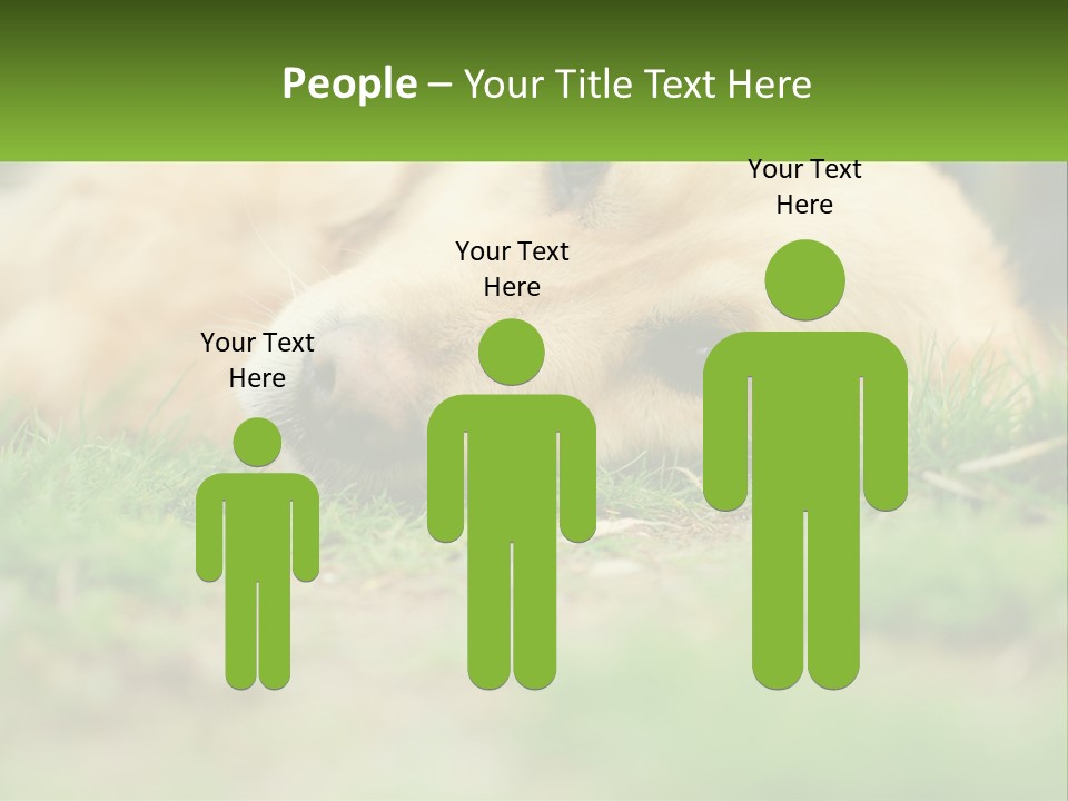 Water Standing Woman PowerPoint Template