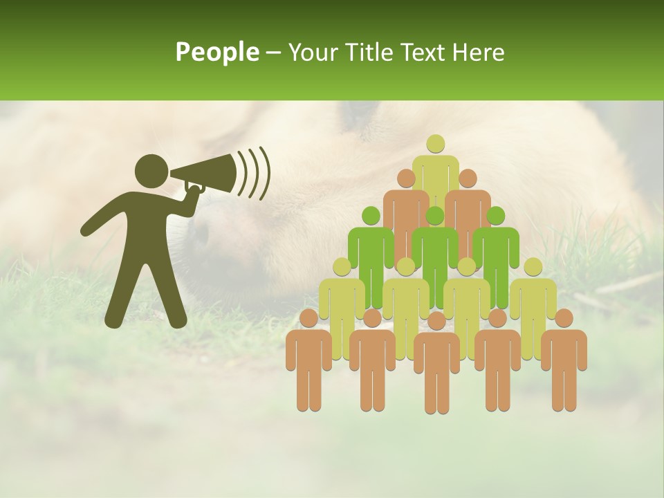 Water Standing Woman PowerPoint Template