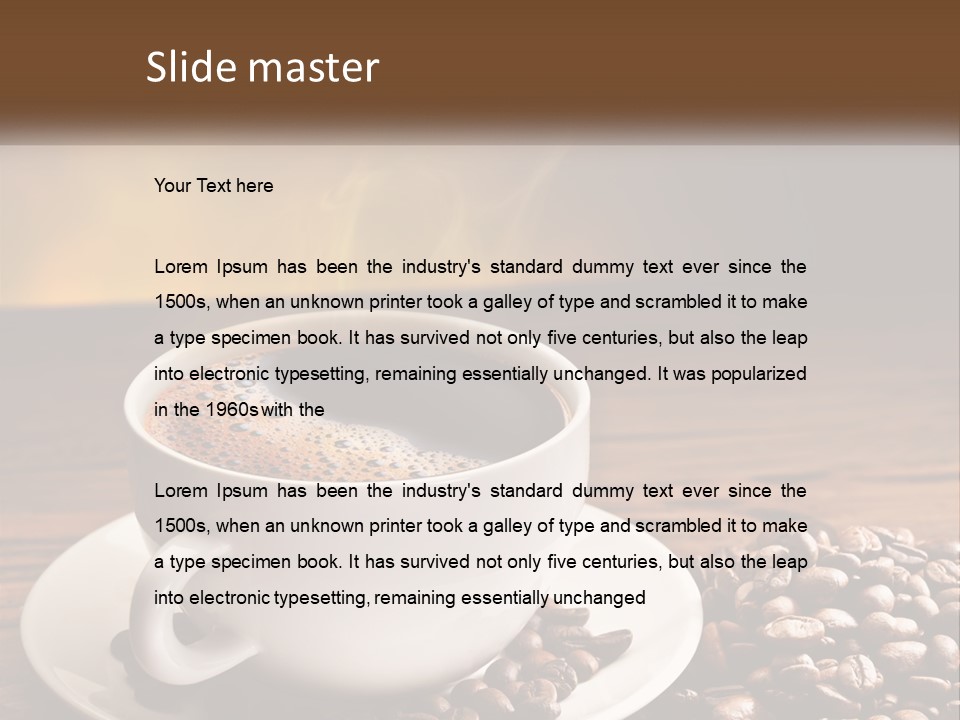 Peaceful Woman Beach PowerPoint Template