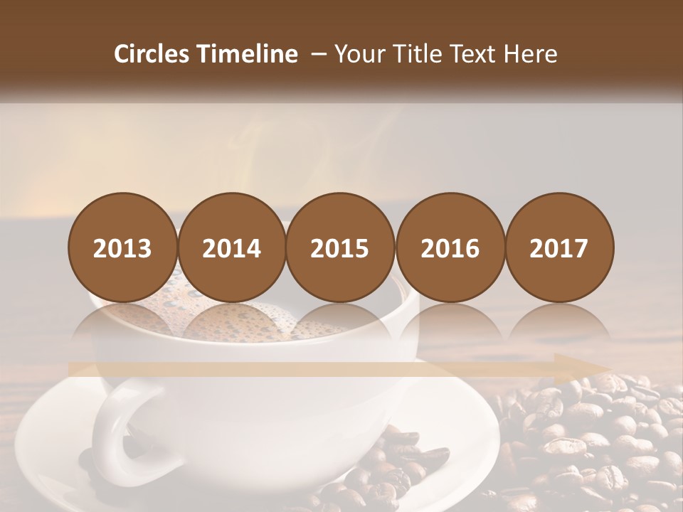 Peaceful Woman Beach PowerPoint Template