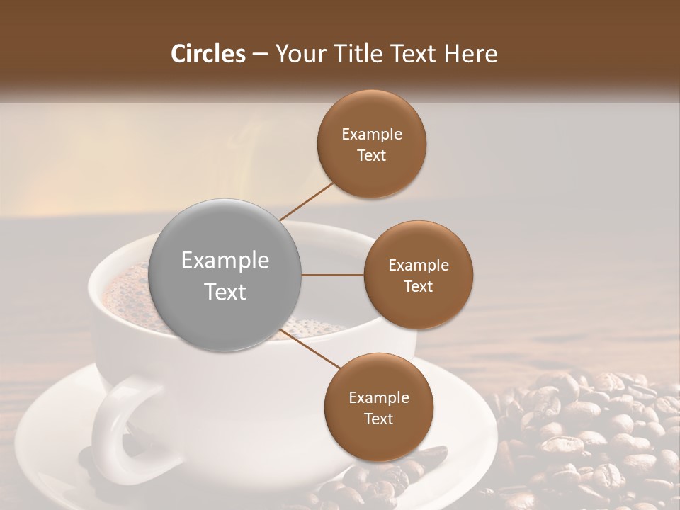 Peaceful Woman Beach PowerPoint Template