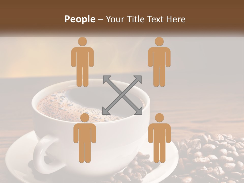 Peaceful Woman Beach PowerPoint Template