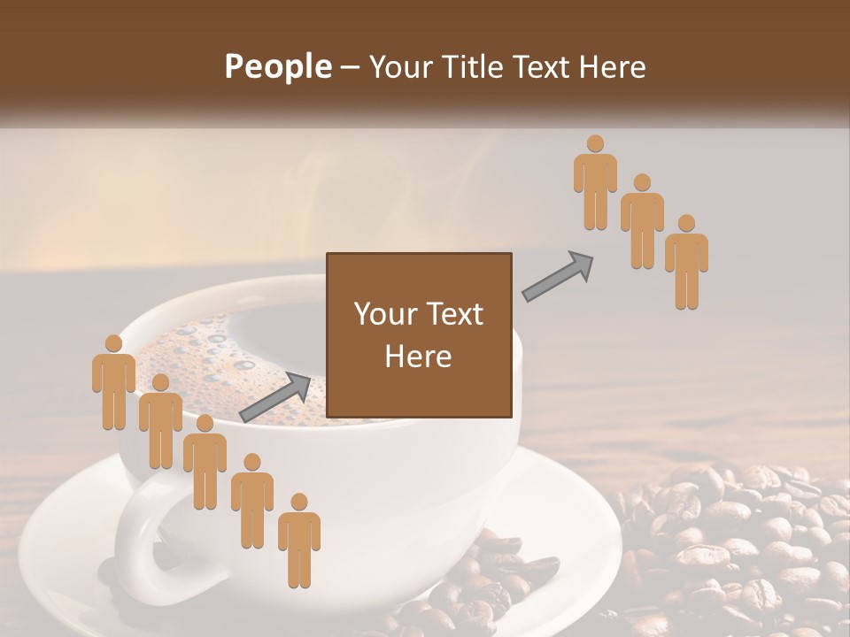 Peaceful Woman Beach PowerPoint Template