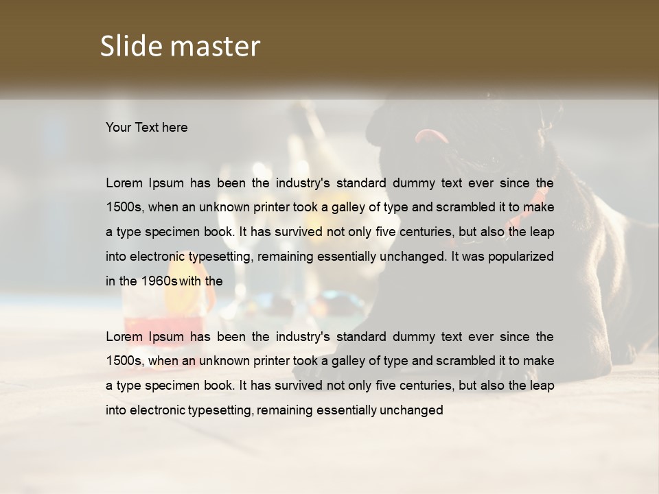 Calm Water Ocean PowerPoint Template