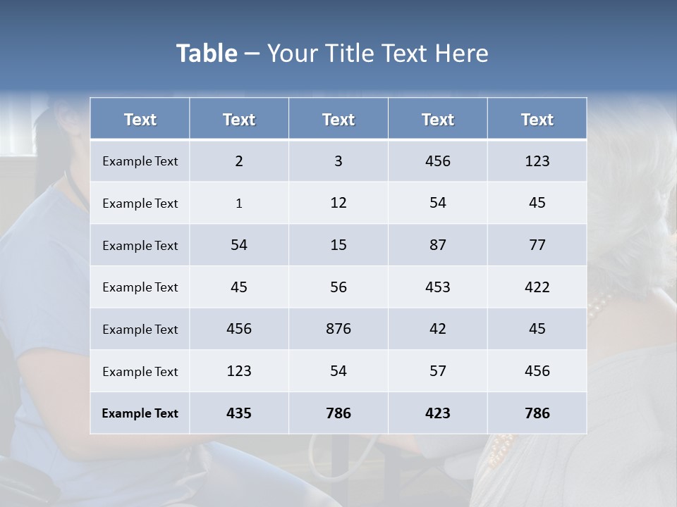 Single Woman Elderly PowerPoint Template