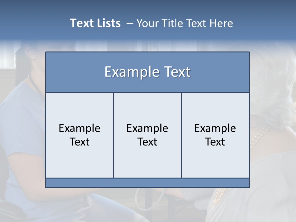 Single Woman Elderly PowerPoint Template