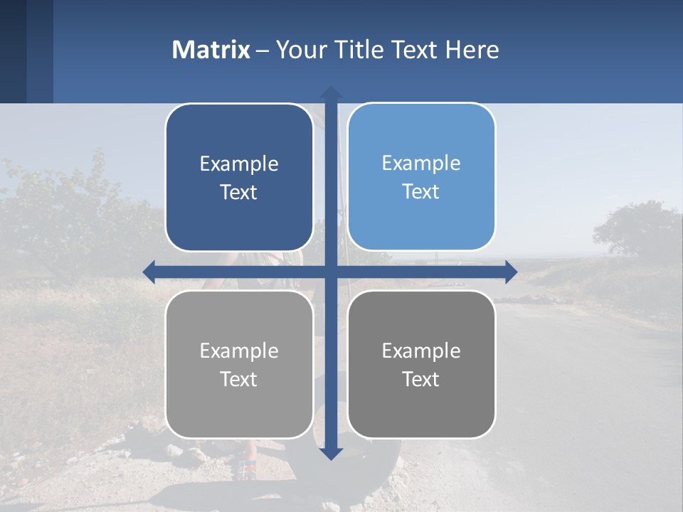 Beach Woman White PowerPoint Template