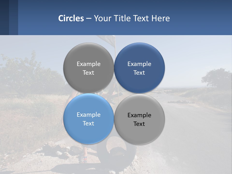 Beach Woman White PowerPoint Template