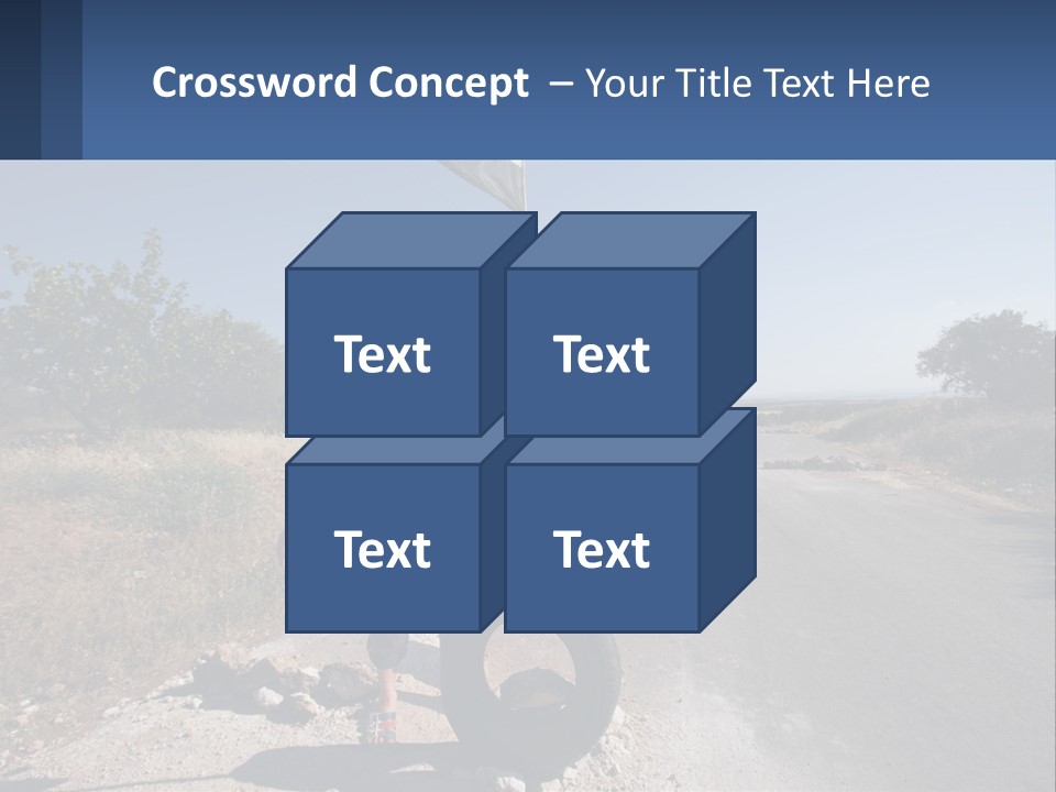 Beach Woman White PowerPoint Template