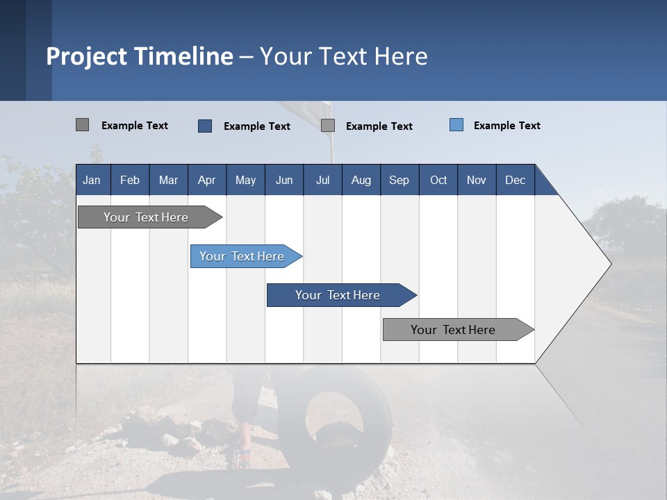 Beach Woman White PowerPoint Template