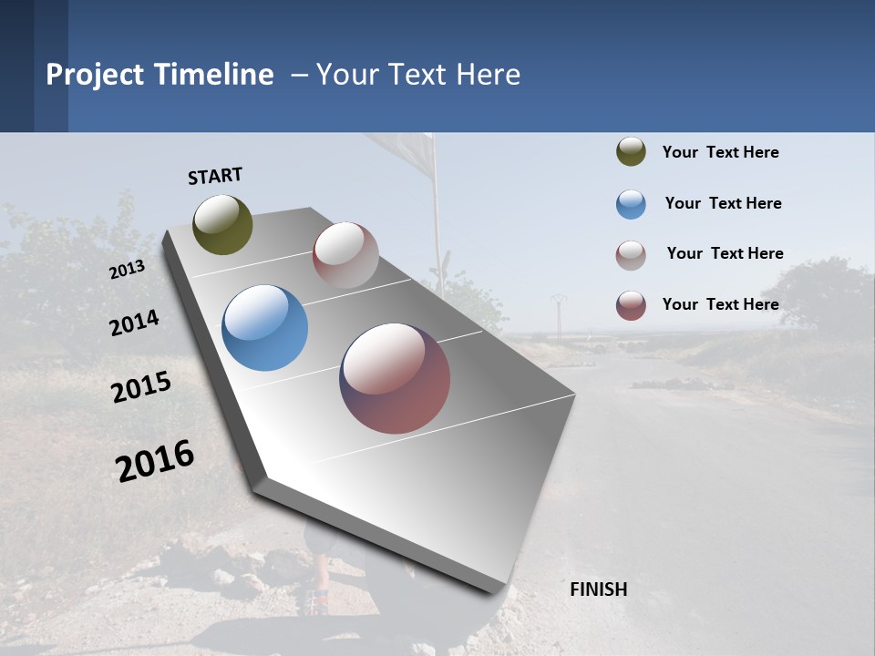 Beach Woman White PowerPoint Template