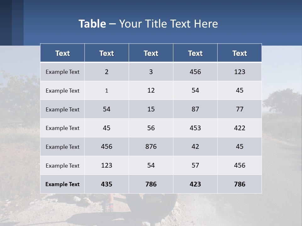 Beach Woman White PowerPoint Template