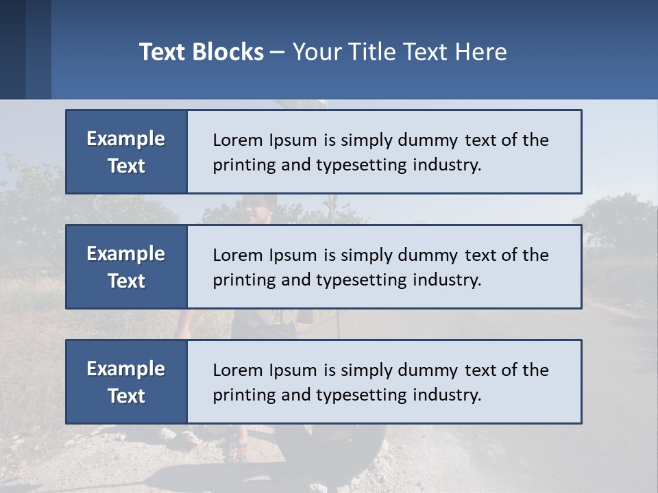 Beach Woman White PowerPoint Template