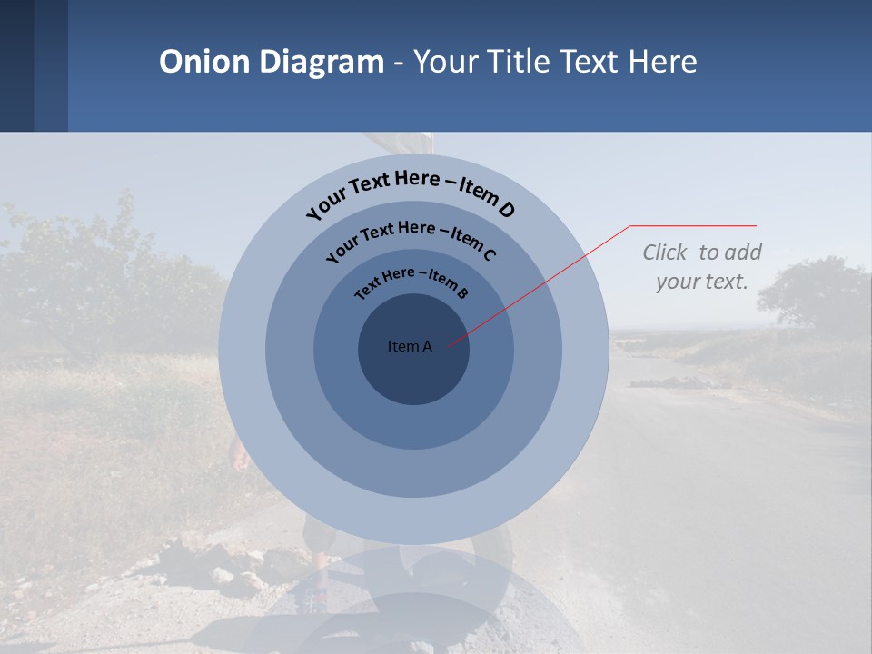 Beach Woman White PowerPoint Template