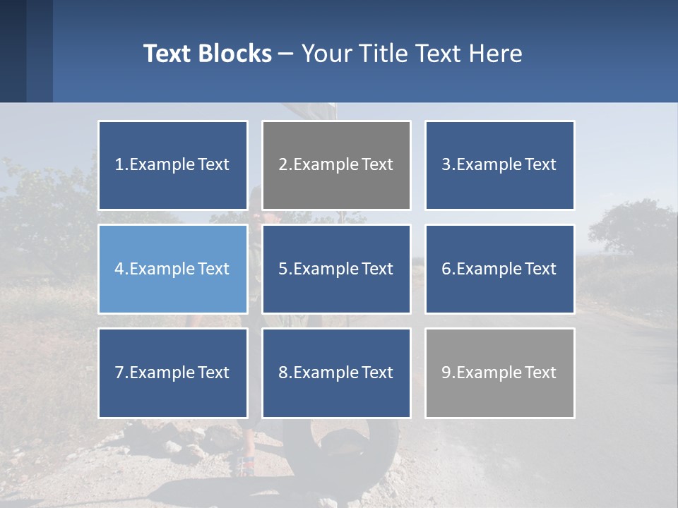 Beach Woman White PowerPoint Template