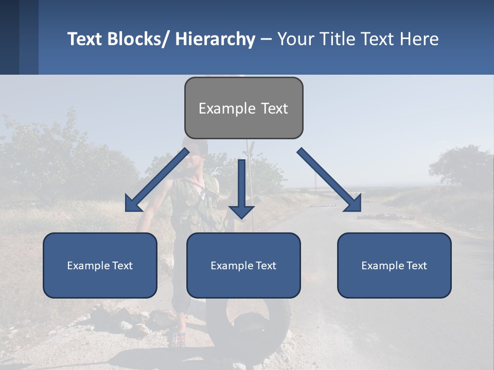 Beach Woman White PowerPoint Template