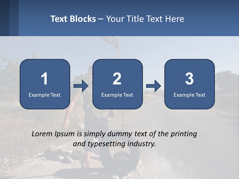 Beach Woman White PowerPoint Template