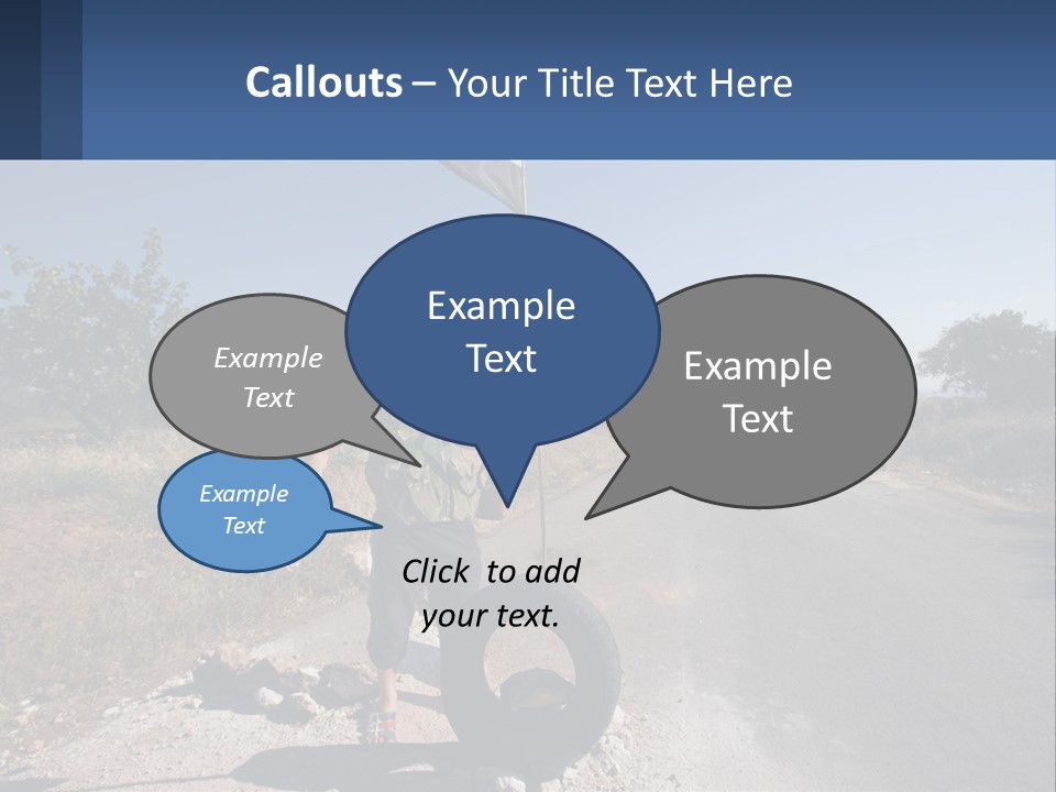 Beach Woman White PowerPoint Template