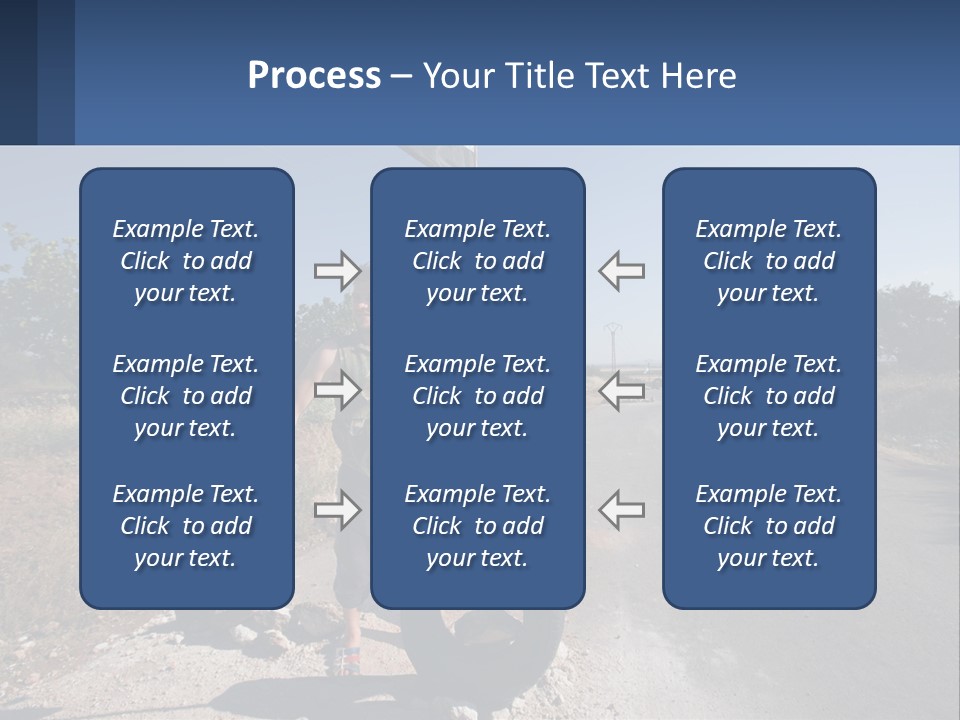 Beach Woman White PowerPoint Template