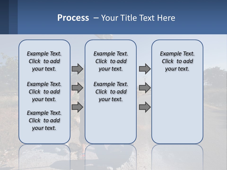 Beach Woman White PowerPoint Template