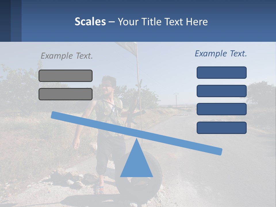 Beach Woman White PowerPoint Template