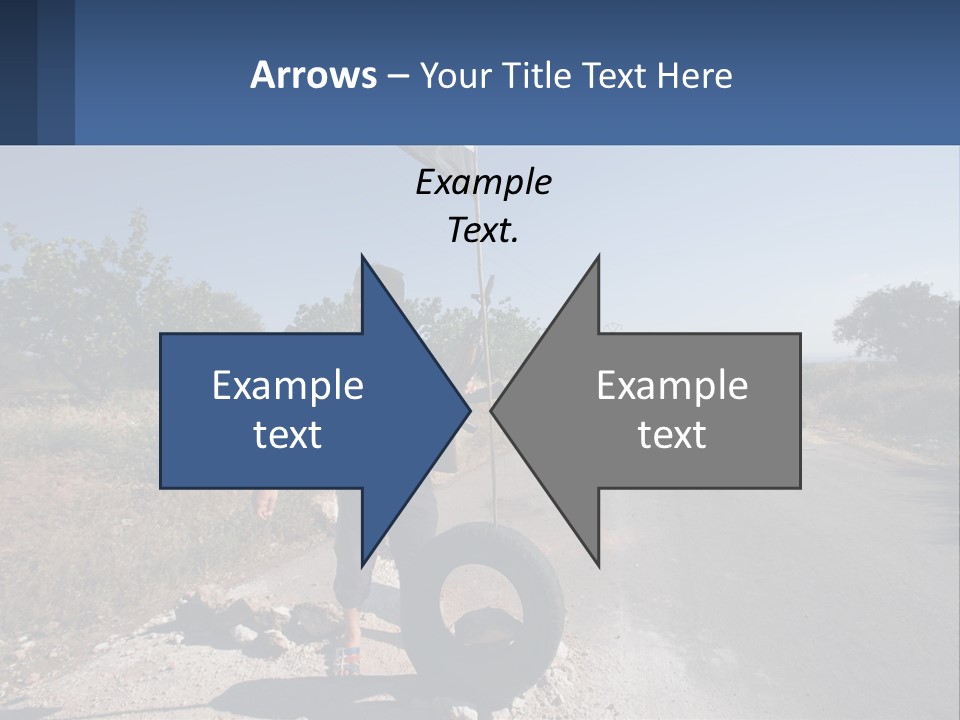 Beach Woman White PowerPoint Template