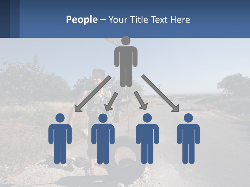 Beach Woman White PowerPoint Template