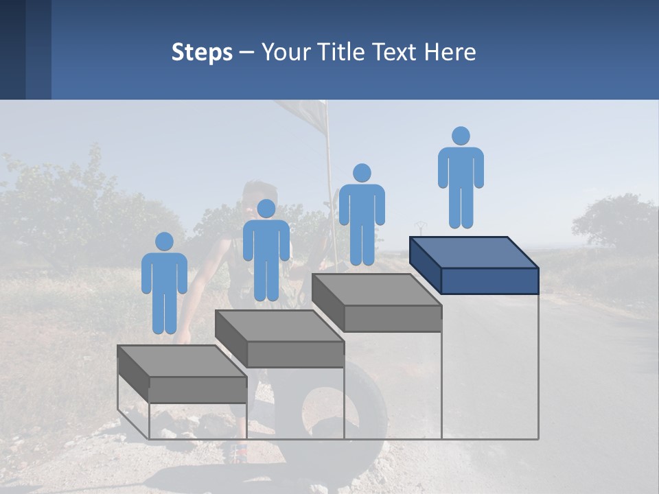 Beach Woman White PowerPoint Template