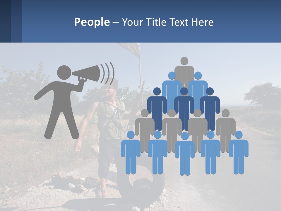 Beach Woman White PowerPoint Template