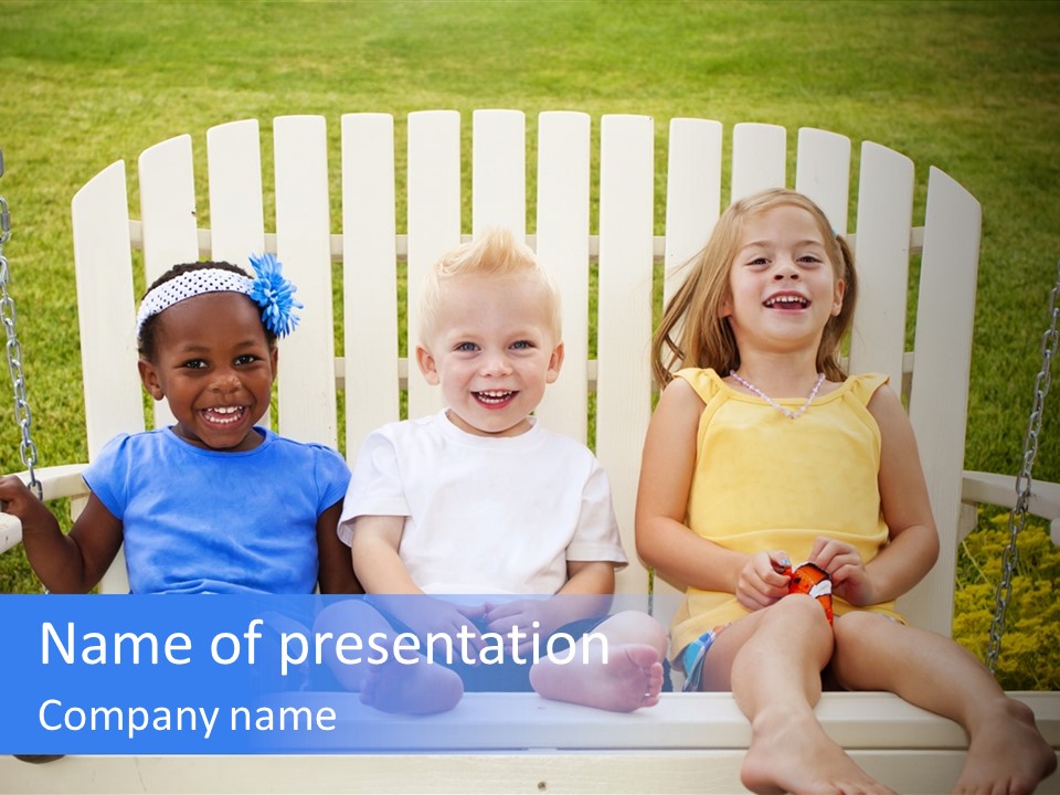 Sand Water Family PowerPoint Template