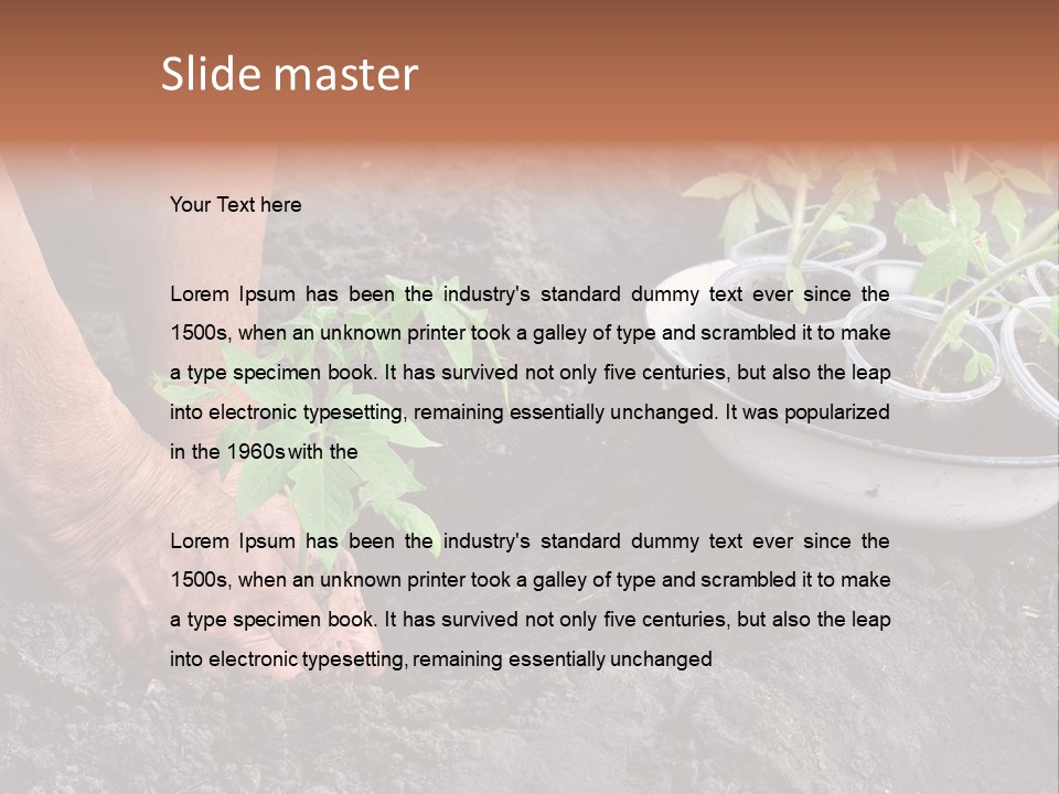 Sand Lifestyle Retirement PowerPoint Template